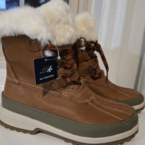 Sperry Brown Winter & Rain Boots